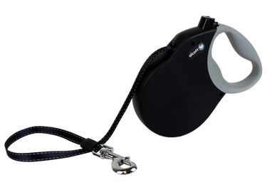Expedition retractable leash, 7.5 m - Large - Black